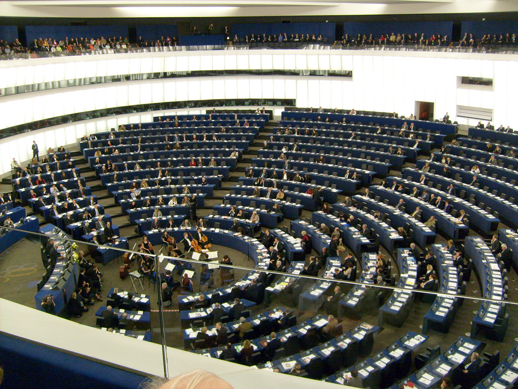 Vista general de la sede del Parlamento Europeo