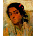 María Blanchard, Cabeza de gitana, 1910-12.