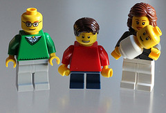 Familia en Lego