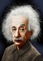 Albert Einstein - Caricature