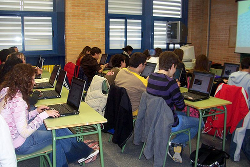 aula con ordenadores