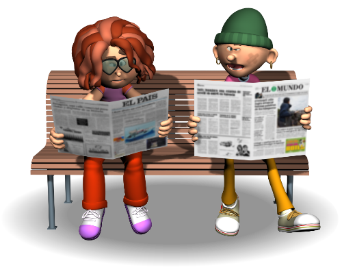 Leyendo periódicos