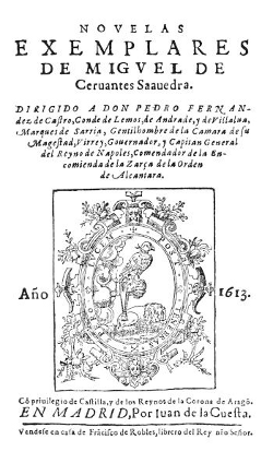 1613 cervantes novelas exemplares.