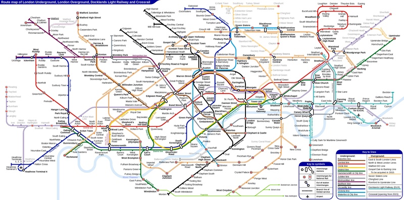 London Tube map