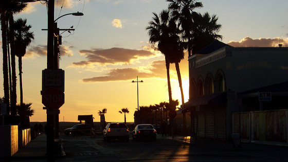 Sunset at Venice Beach