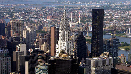 View of the Chrysler Building taken from the Empire State Building