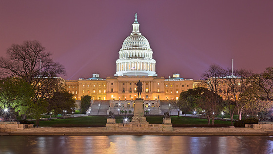 Washington DC Capitol - Purple Hour HDR