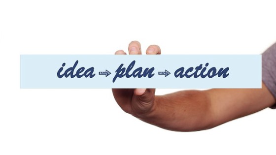Idea, plan, acción
