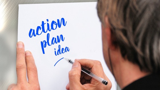 Idea, plan, acción