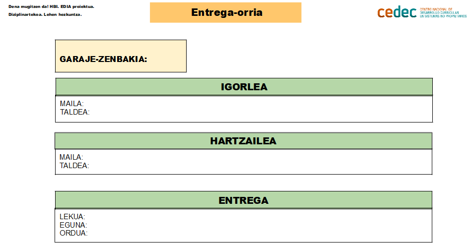 Entrega-orria