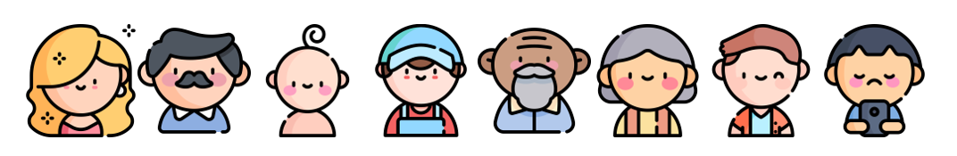 Miembros de la familia
