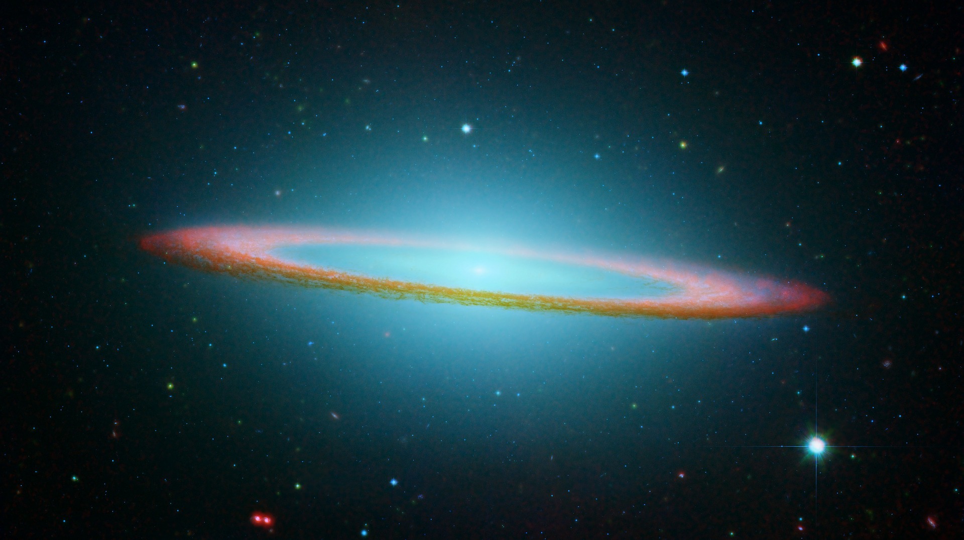 Galaxia con forma elíptica Imagen de una galaxia con forma elíptica