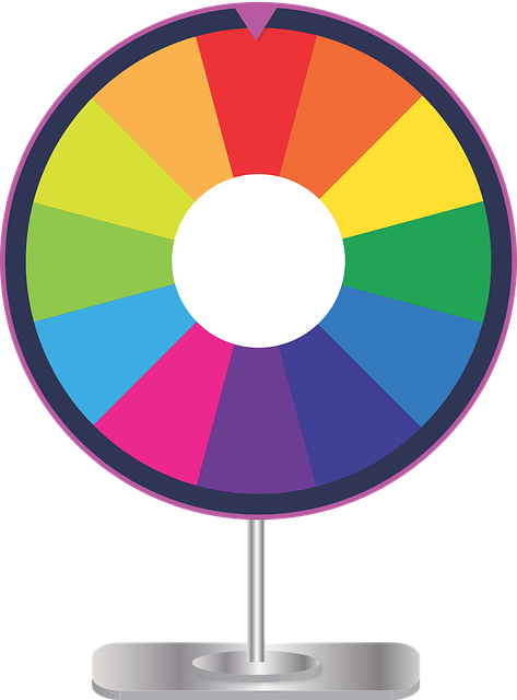 Rueda en colores para juego de rosco