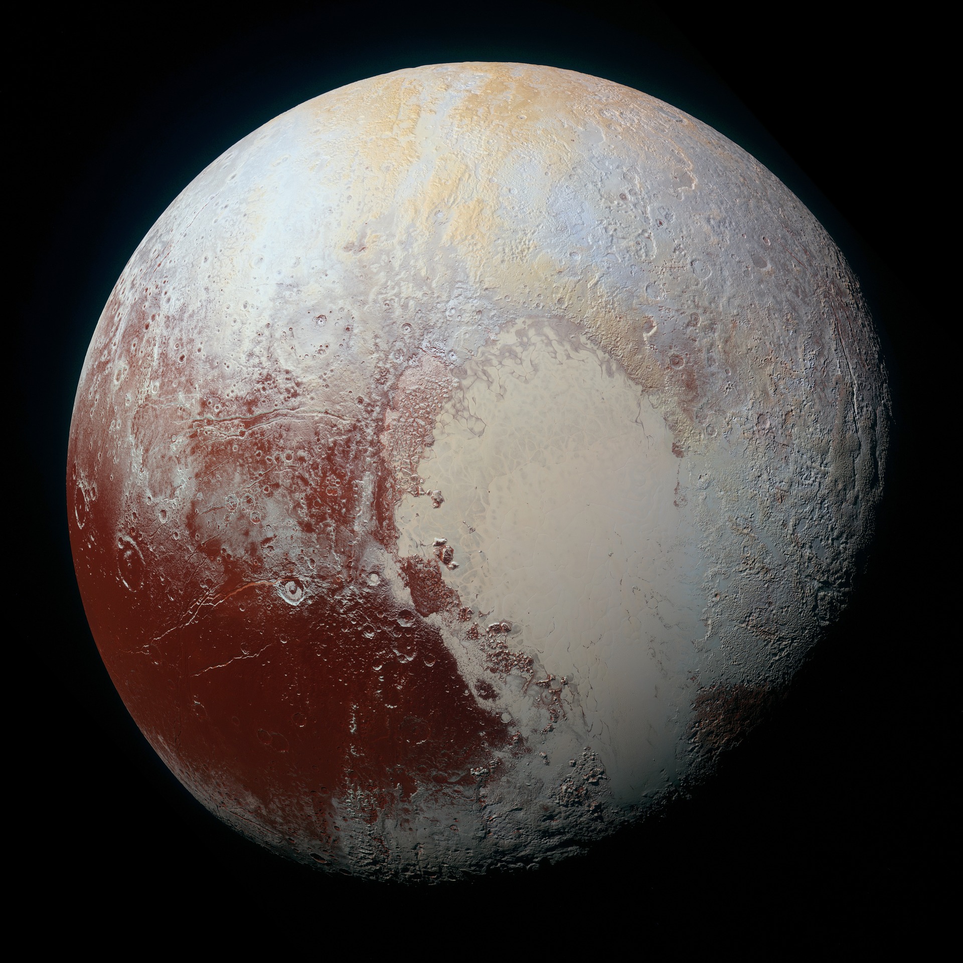 Imagen del planeta enano Plutón