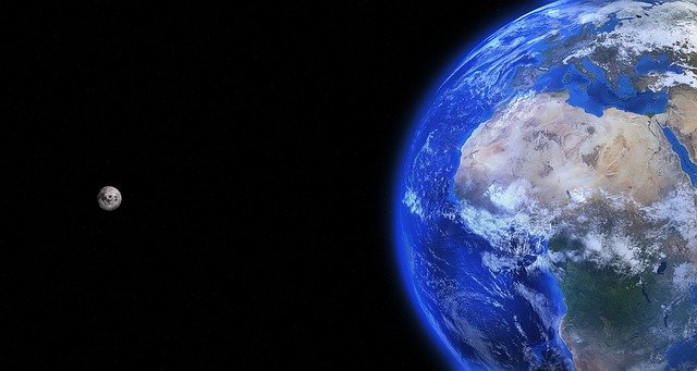 La atmósfera terrestre Vista espacial de la superficie terrestre, en la que pueden identificarse elementos pertenecientes a la atmósfera.
