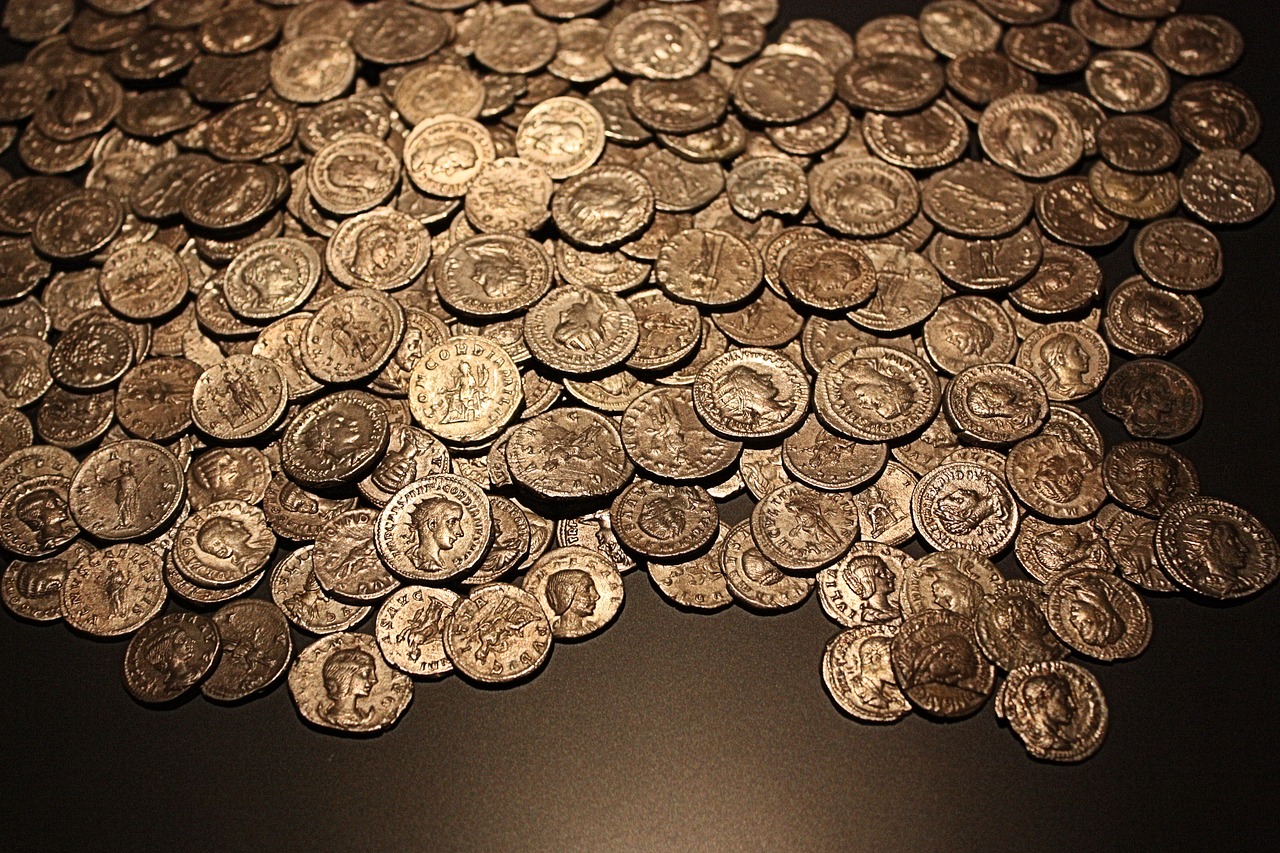 Monedas romanas. Monedas romanas.