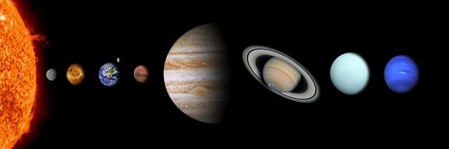 Los planetas del Sistema Solar En la imagen aparecen los diferentes planteas que conforman el Sistema Solar.