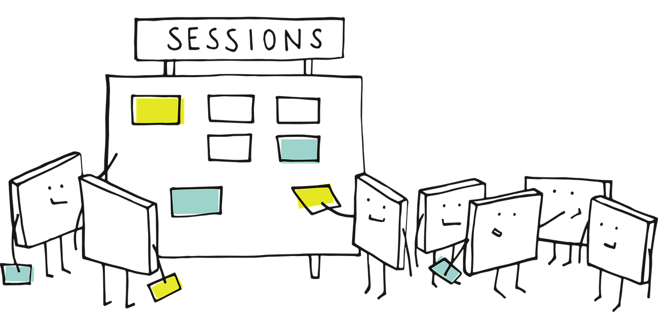 Sesión en equipo Trabajamos en equipo diseñando ideas y aportaciones personales para el proyecto.