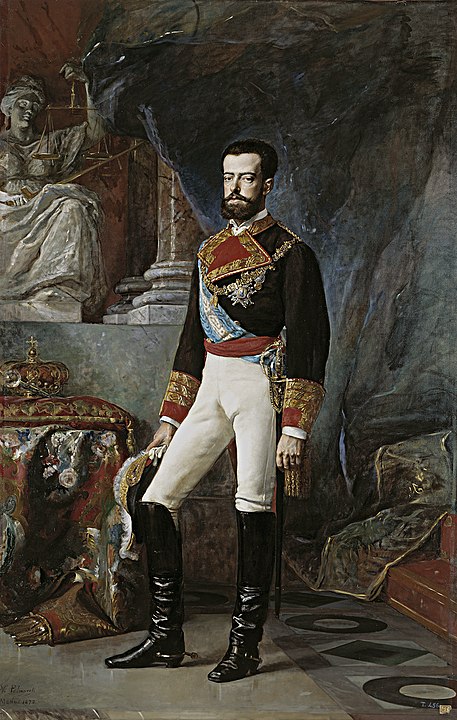 Retrato de Amadeo de Saboya