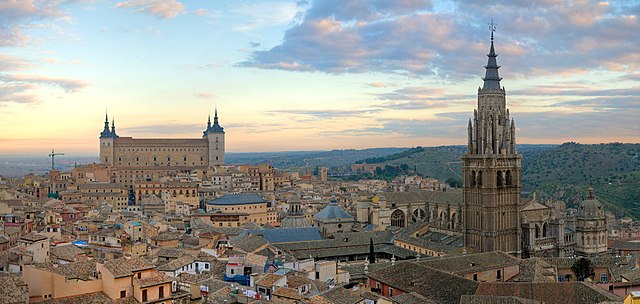 Vista de la ciudad de Toledo, Patrimonio de la humanidad