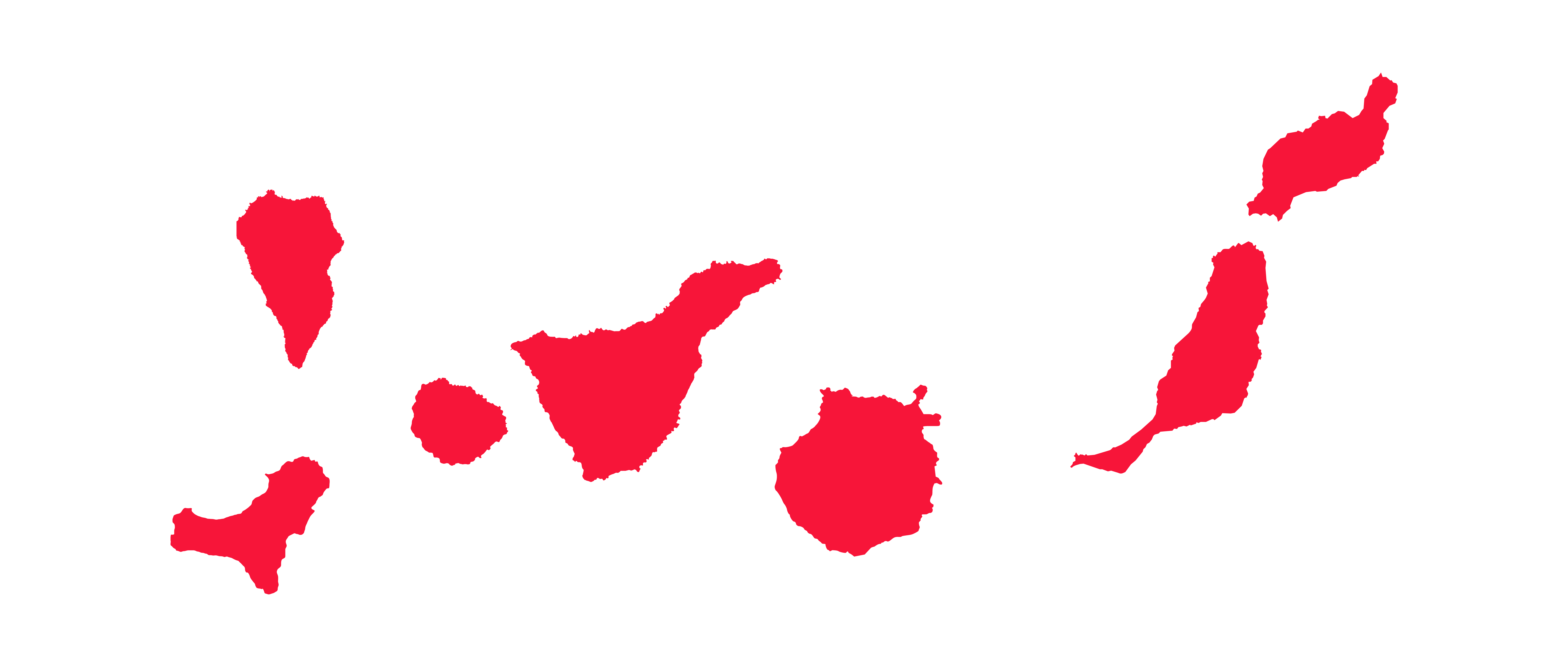 Mapa de las Islas Canarias