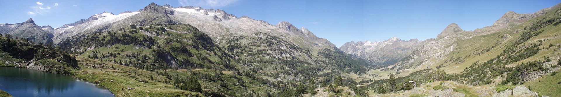 Valle de Benasque Paisaje de montaña.