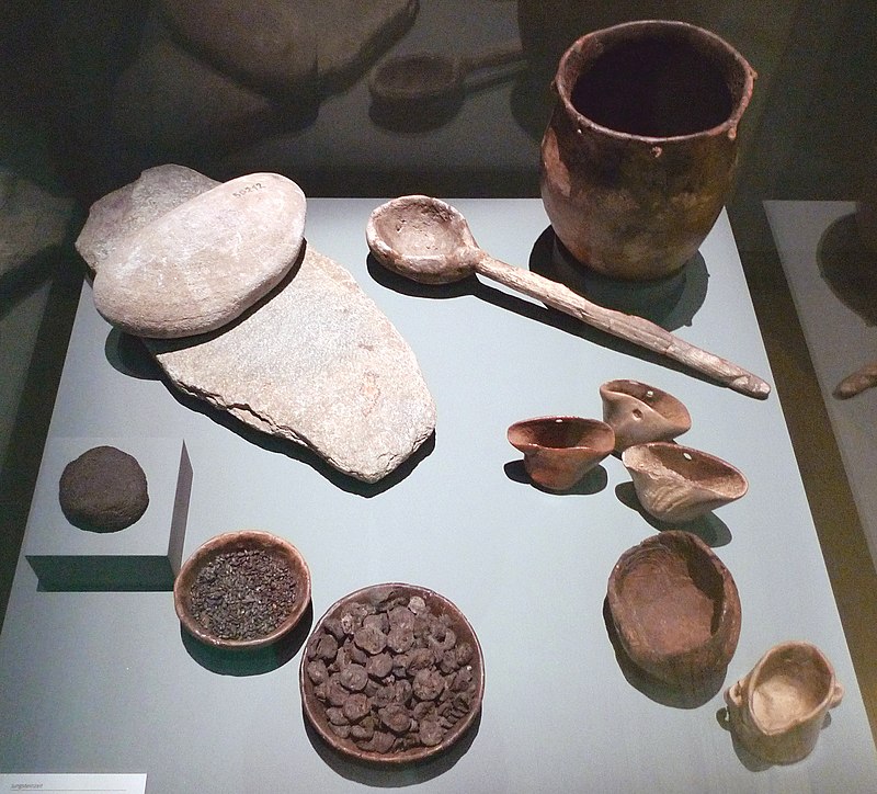 Piedra de molino y otros utensilios nuevos del Neolítico