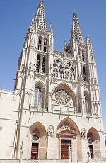 Fachada oeste de la catedral de Burgos