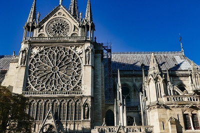 Exterior de Notre Dame de París