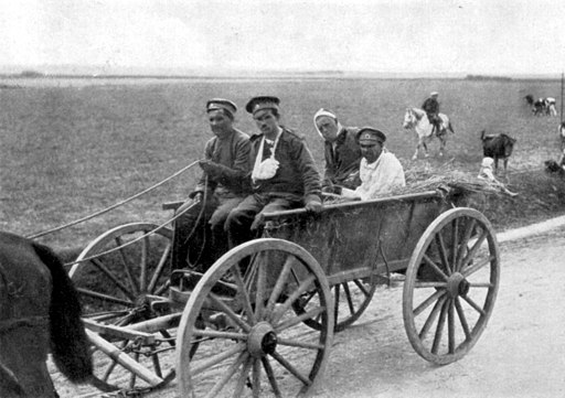 Soldados rusos heridos durante la Gran Guerra Soldados rusos heridos durante la Gran Guerra