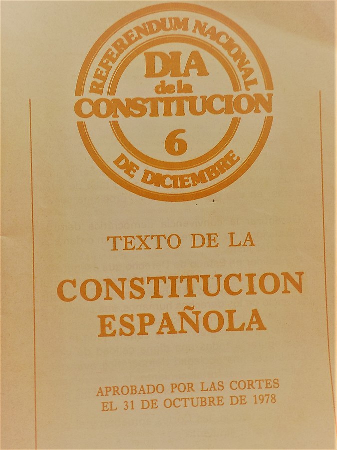 Día de la Constitución Cartel publicitario del referéndum sobre la Constitución Española el 6 de diciembre de 1978