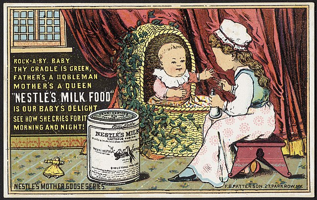 Anuncio de leche infantil