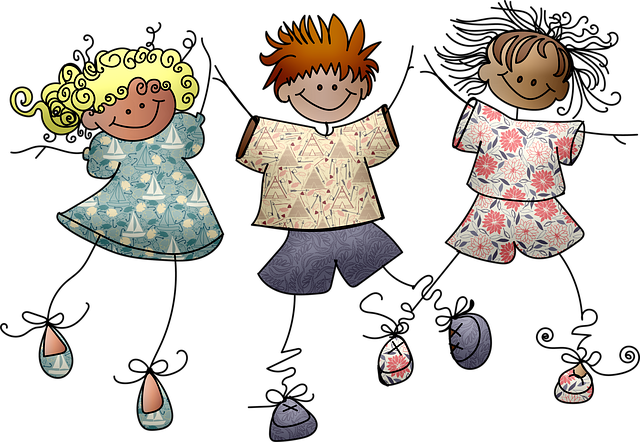 Ilustración con varios muñecos de palo