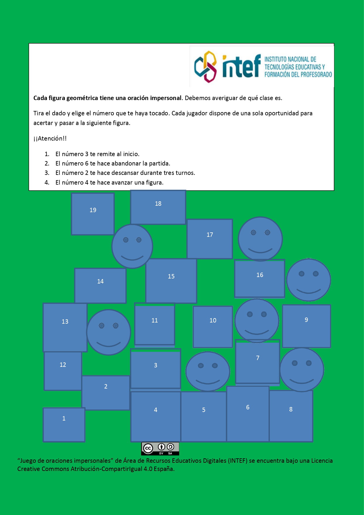 Juego de oraciones.