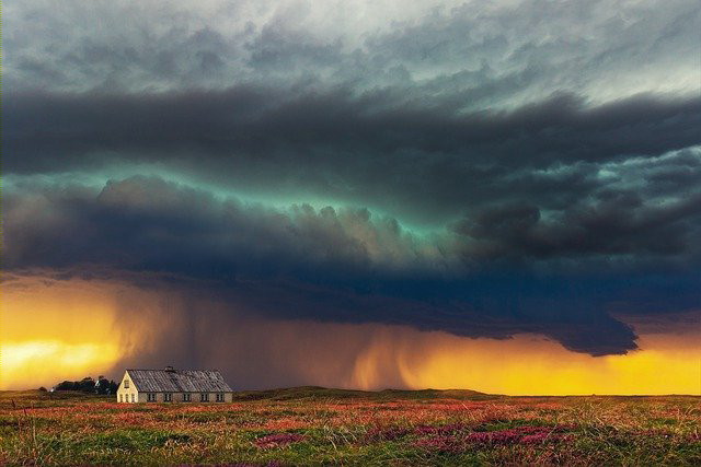 Paisaje de tormenta