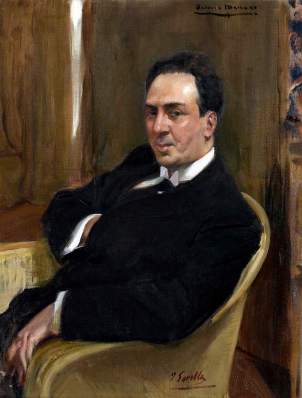 Cuadro de Machado pintado por Joaquín Sorolla