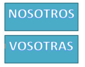 Ejemplo tarjetas de palabras. 