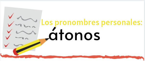 Pronombres personales átonos