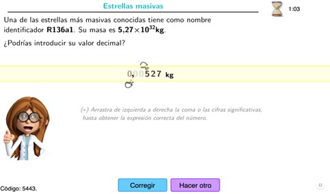 Ejemplo enunciados notación científica